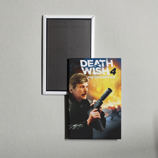 Death Wish 4 The Crackdown Mini Movie Fridge Magnet