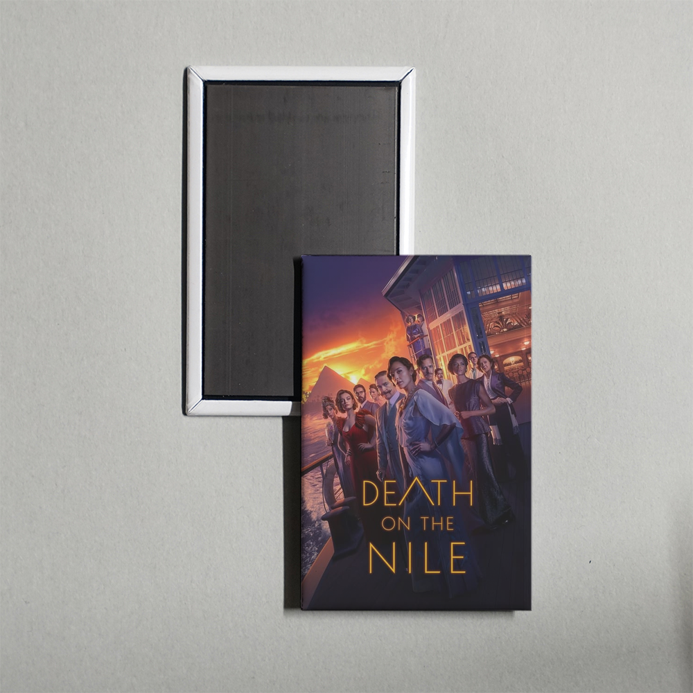 Death on the Nile Mini Movie Fridge Magnet