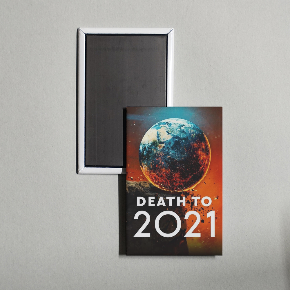 Death to 2021 Mini Movie Fridge Magnet