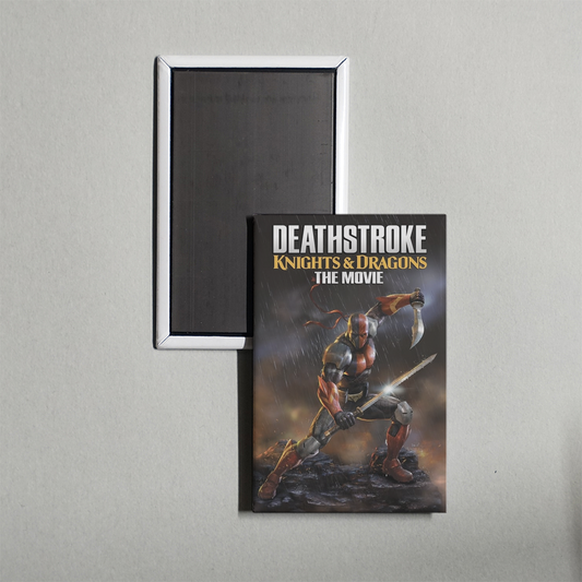 Deathstroke Knights & Dragons - The Movie Mini Movie Fridge Magnet