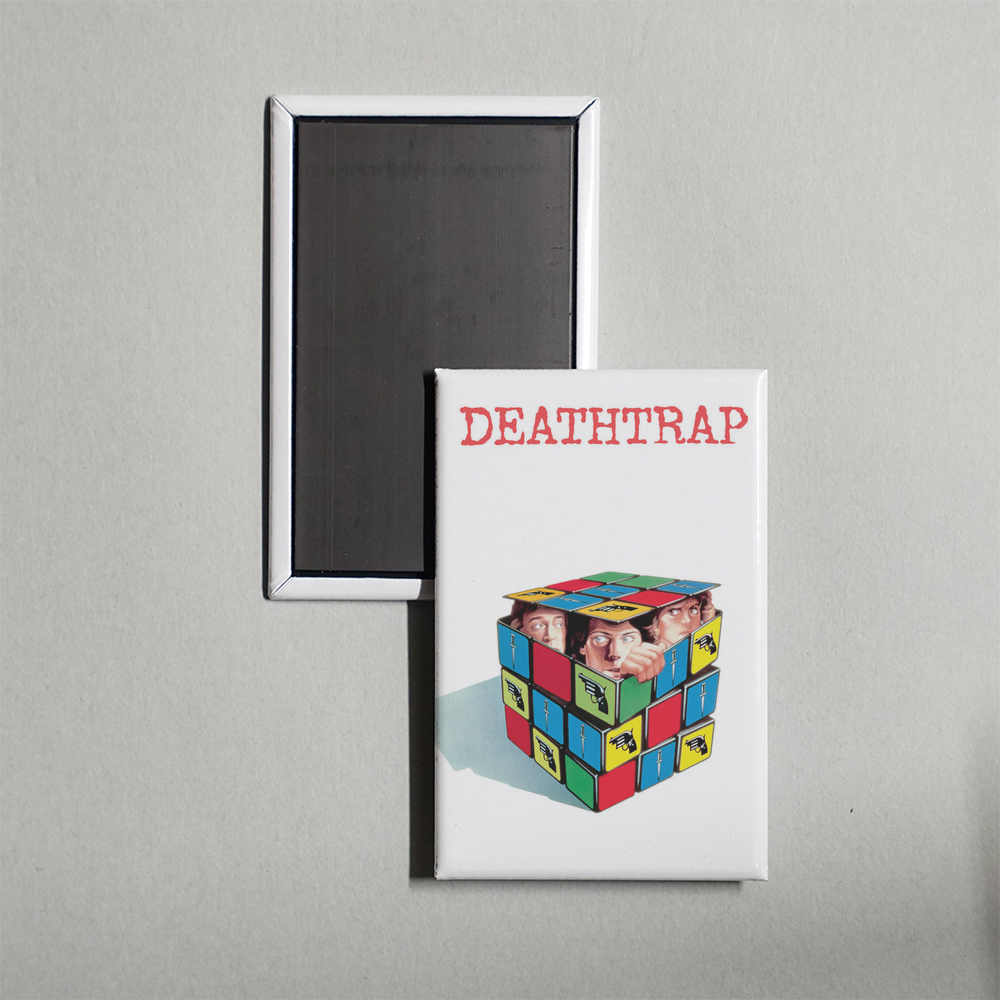 Deathtrap Mini Movie Fridge Magnet