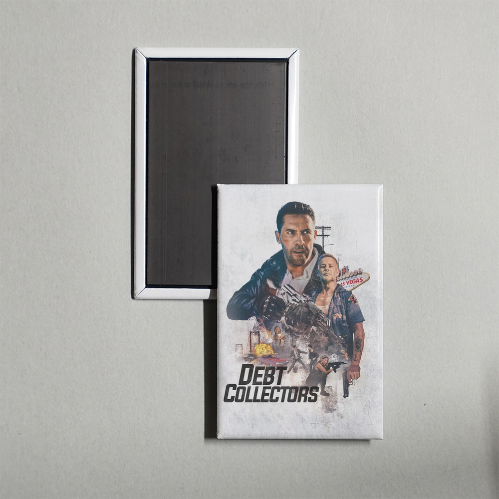 Debt Collectors Mini Movie Fridge Magnet