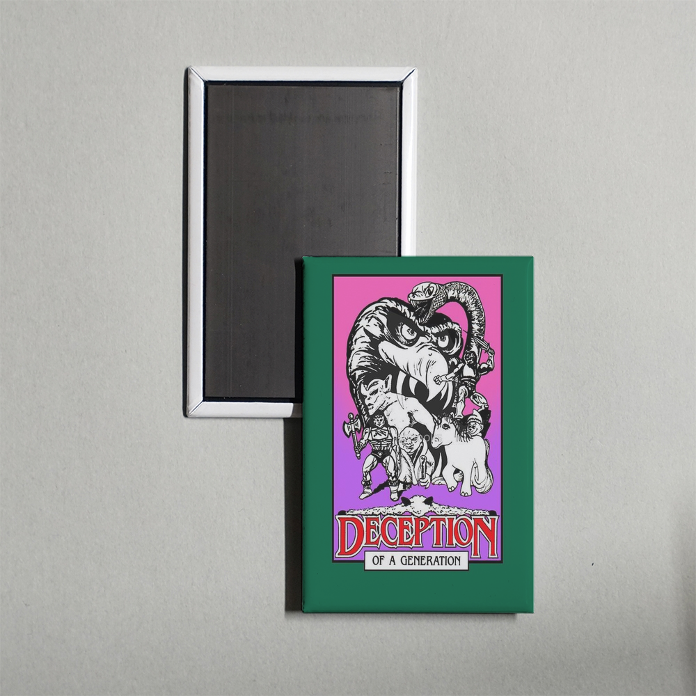 Deception of a Generation Mini Movie Fridge Magnet