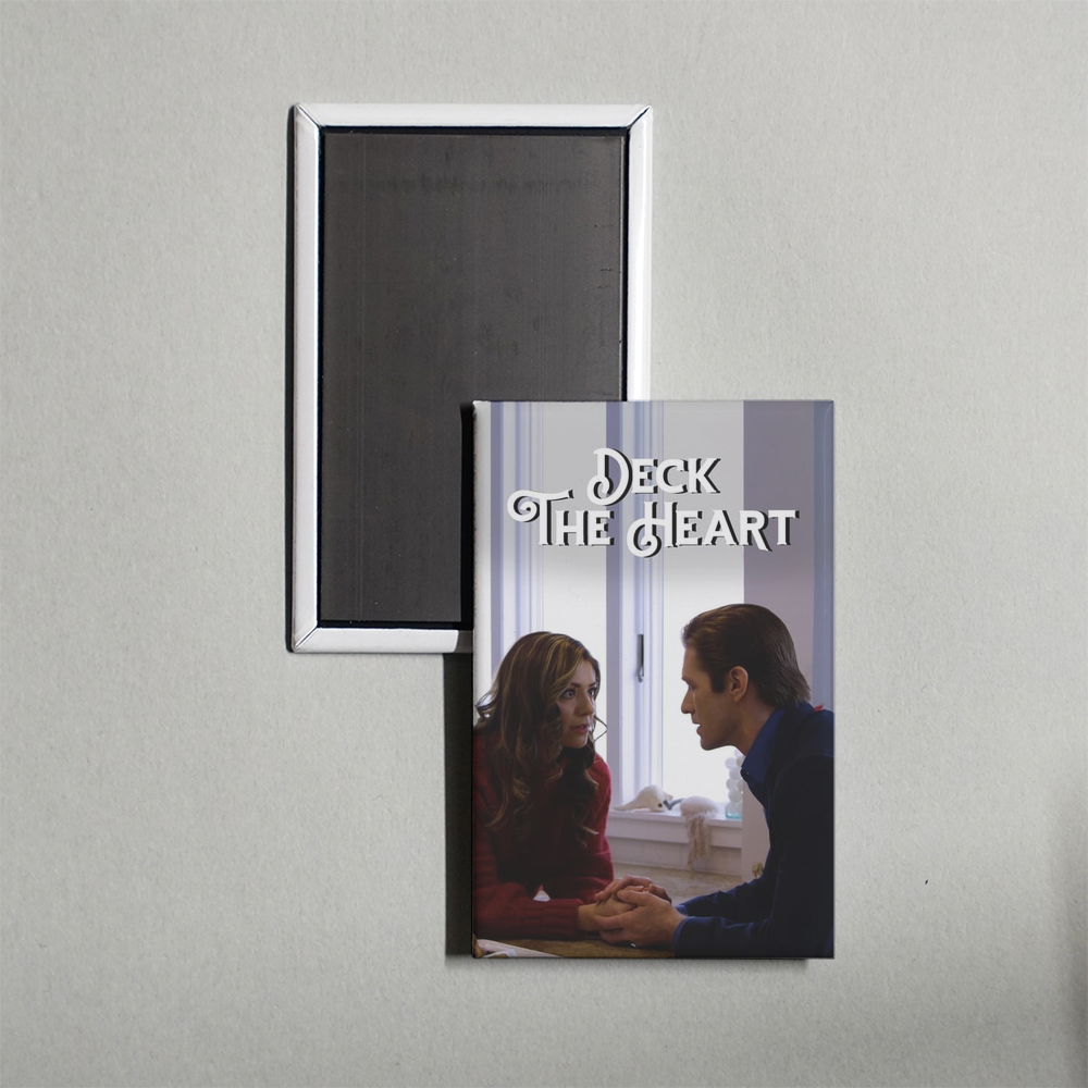 Deck the Heart Mini Movie Fridge Magnet