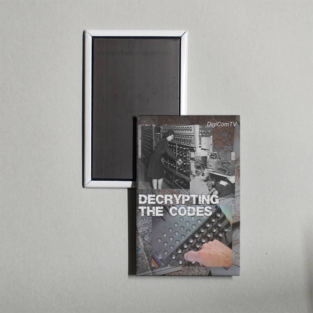 Decrypting the Codes TV Show Fridge Magnet