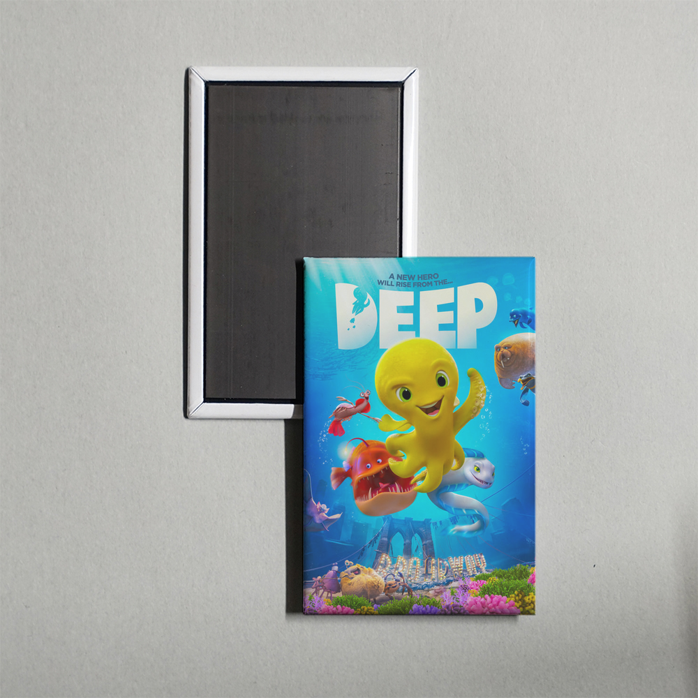Deep Mini Movie Fridge Magnet