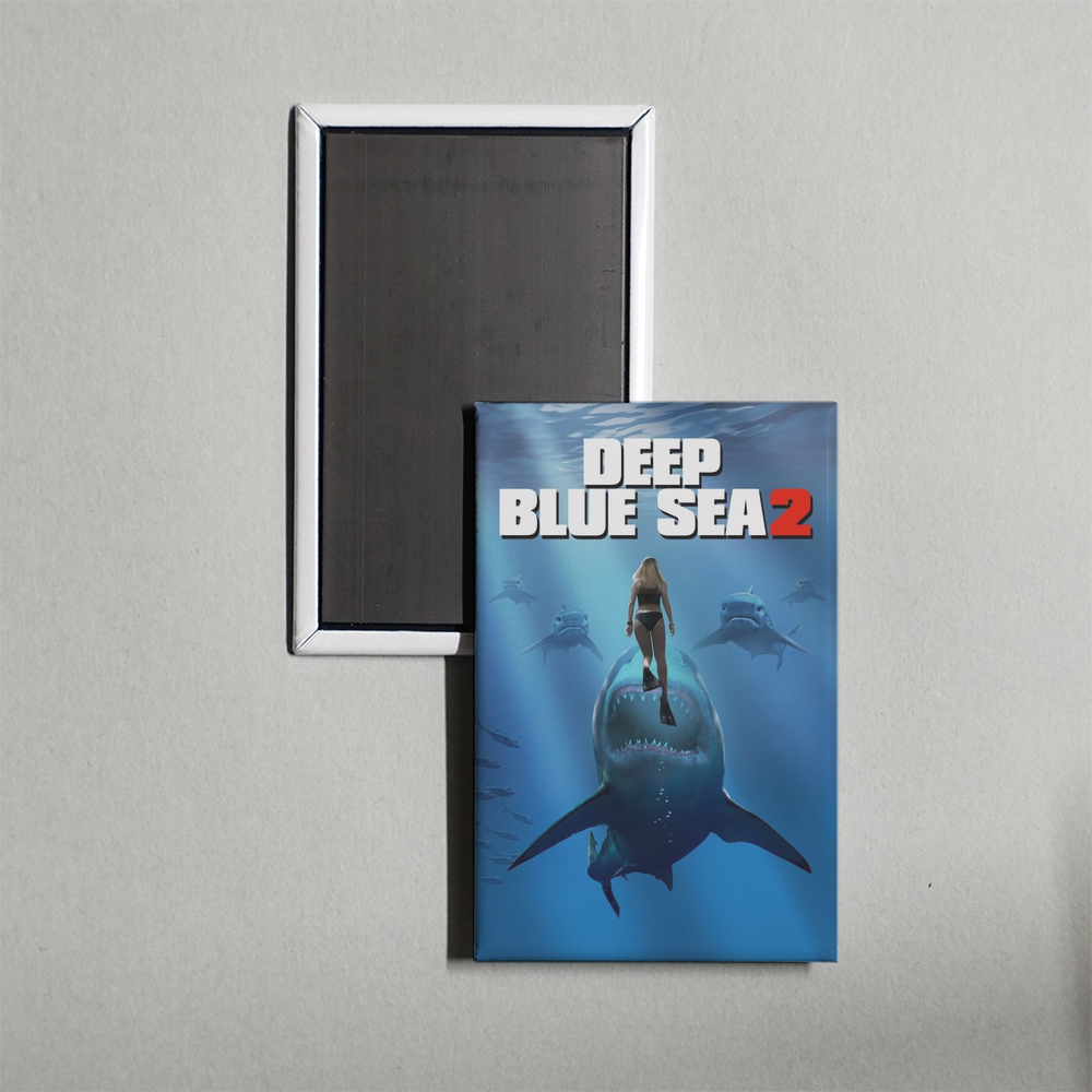Deep Blue Sea 2 Mini Movie Fridge Magnet