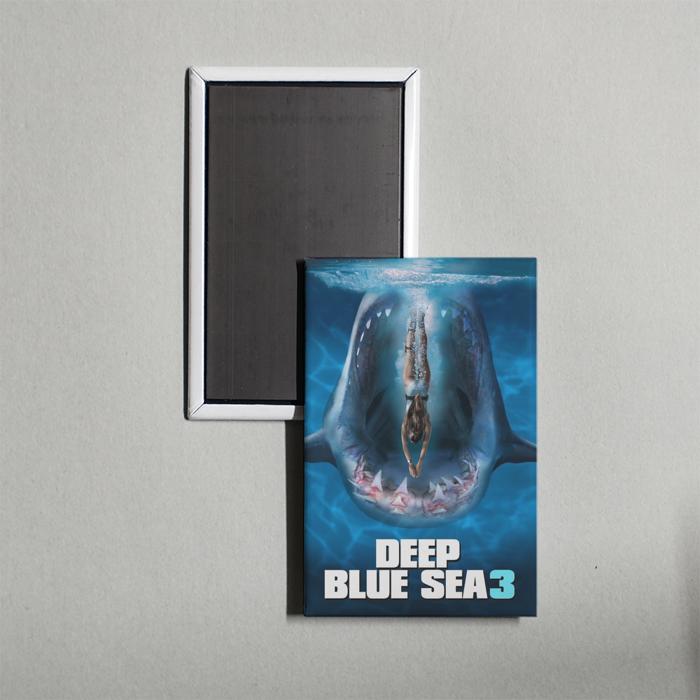 Deep Blue Sea 3 Mini Movie Fridge Magnet
