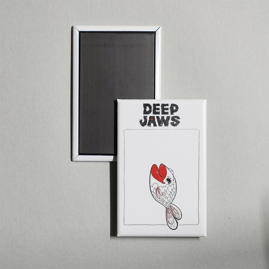 Deep Jaws Mini Movie Fridge Magnet