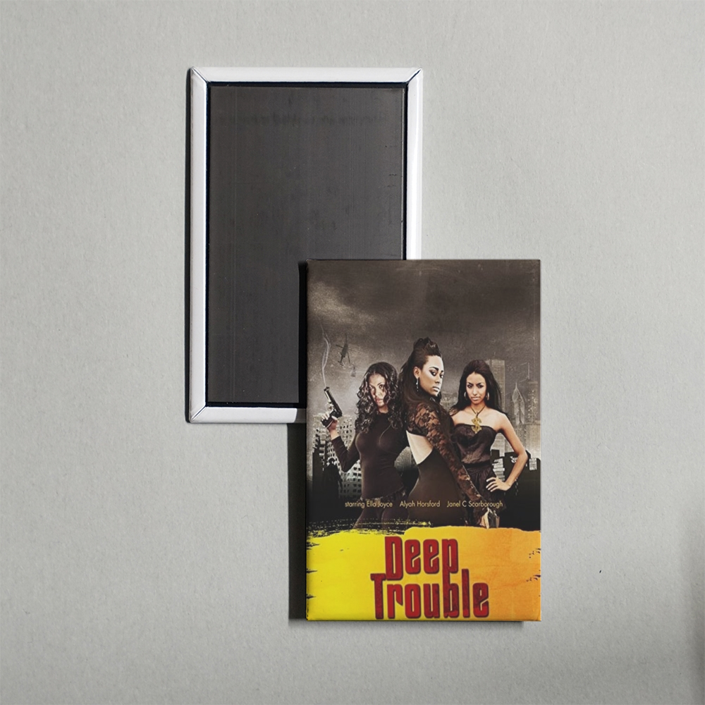 Deep Trouble Mini Movie Fridge Magnet