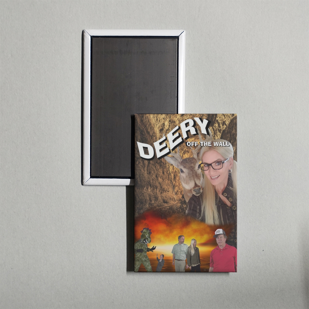 Deery Off the Wall Mini Movie Fridge Magnet