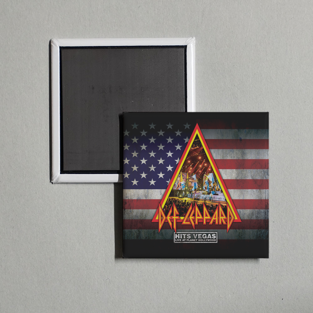 Def Leppard - Billy's Got A Gun  Paper Sun (Live) Album Cover Fridge Magnet