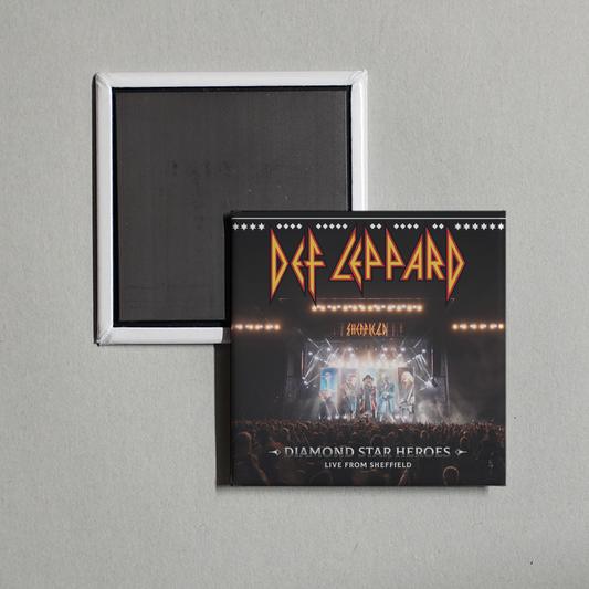 Def Leppard - Diamond Star Heroes Live From Sheffield Album Cover Fridge Magnet