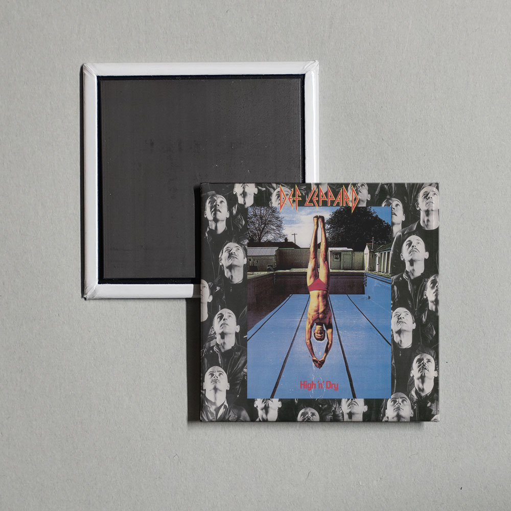 Def Leppard - High 'N' Dry Album Cover Fridge Magnet