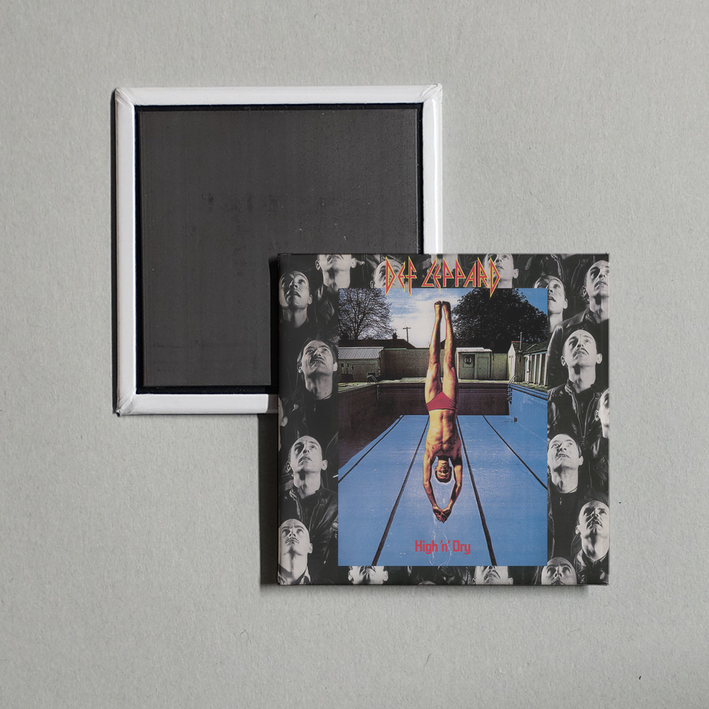 Def Leppard - High 'N' Dry (Remastered 2018) Album Cover Fridge Magnet