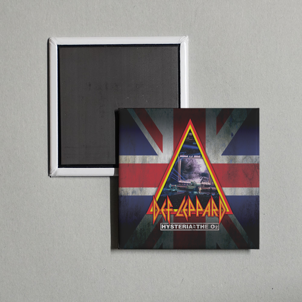 Def Leppard - Hysteria At The O2 (Live) Album Cover Fridge Magnet