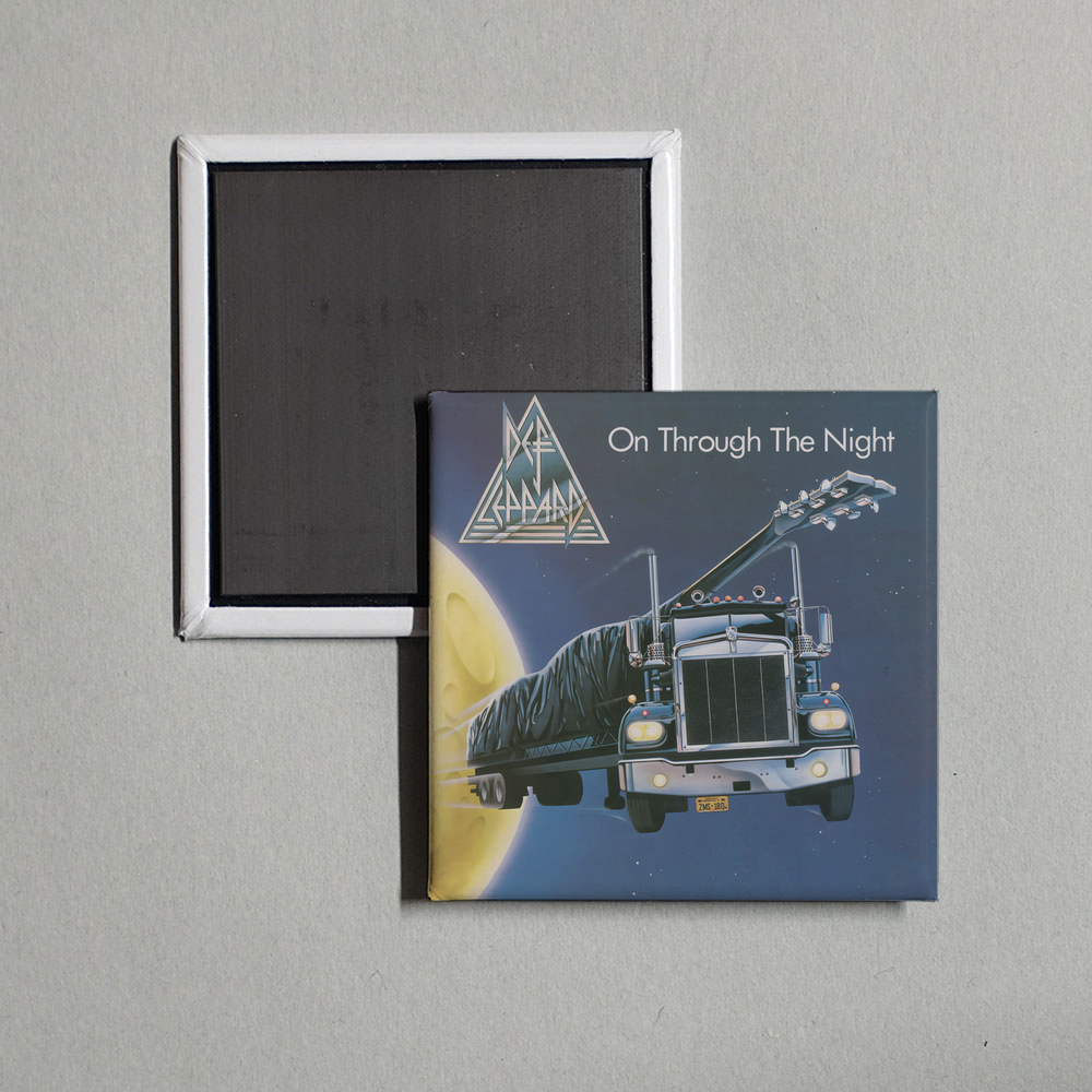 Def Leppard - On Through The Night (Remastered) Album Cover Fridge Magnet