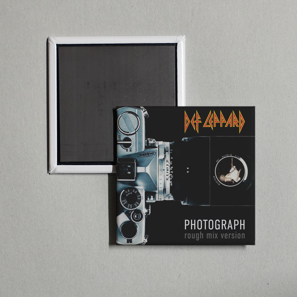 Def Leppard - Photograph (Rough Mix Version) Album Cover Fridge Magnet