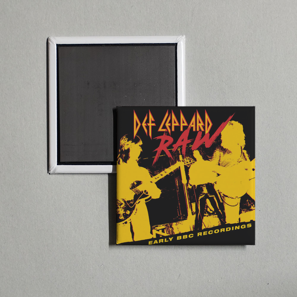 Def Leppard - Raw - Early BBC Recordings Album Cover Fridge Magnet