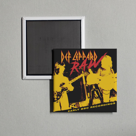 Def Leppard - Raw - Early BBC Recordings Album Cover Fridge Magnet