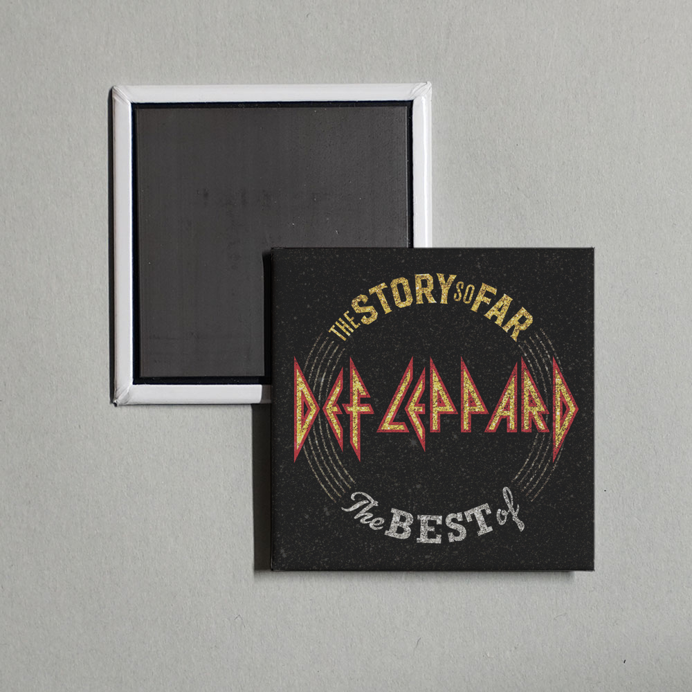 Def Leppard - Rock On (Radio Edit  Remixed) Album Cover Fridge Magnet