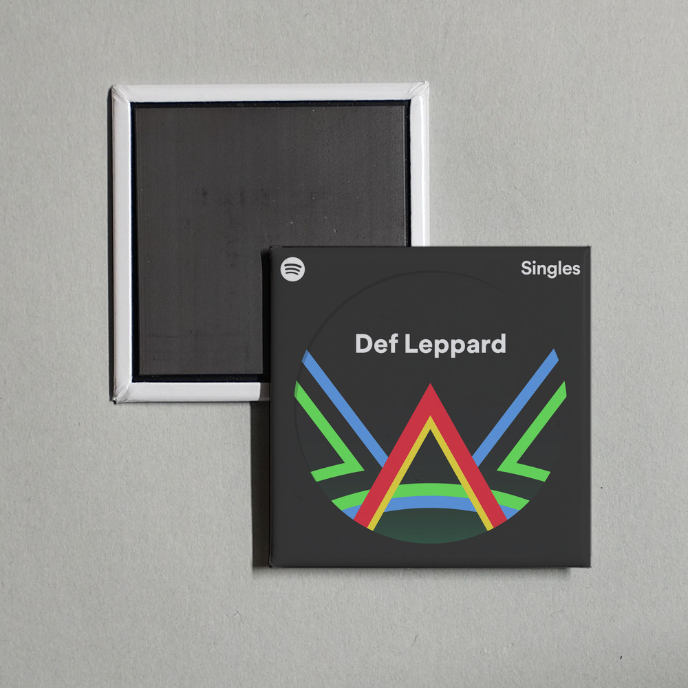 Def Leppard - Spotify Singles Album Cover Fridge Magnet