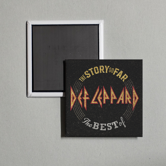Def Leppard - The Story So Far The Best Of Def Leppard (Deluxe) Album Cover Fridge Magnet