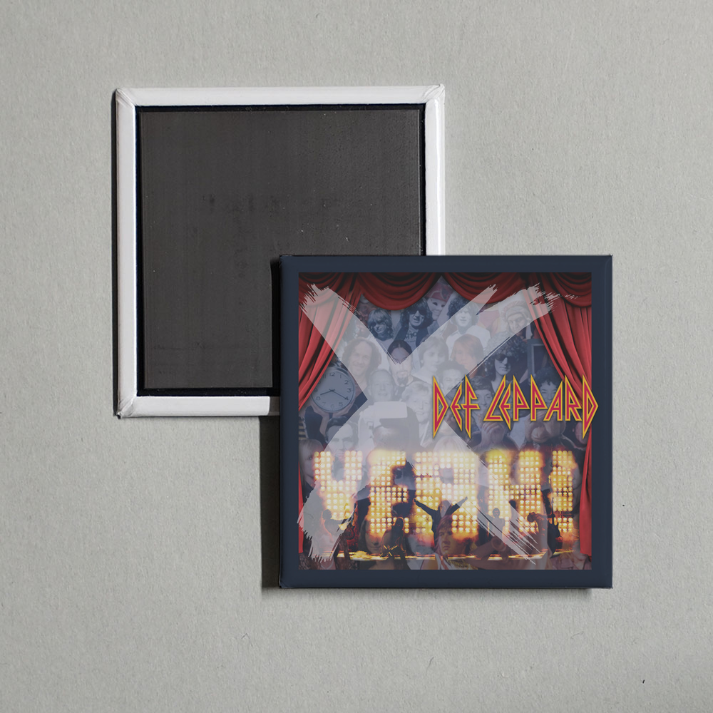 Def Leppard - X, Yeah! & Songs From The Sparkle Lounge Rarities From The Vault Album Cover Fridge Magnet