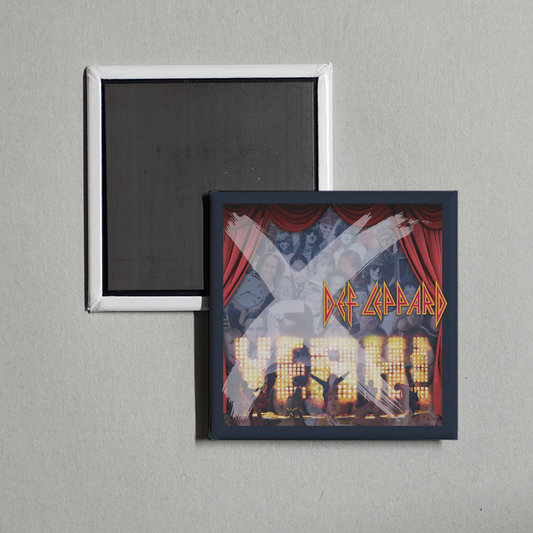Def Leppard - X, Yeah! & Songs From The Sparkle Lounge Rarities From The Vault Album Cover Fridge Magnet