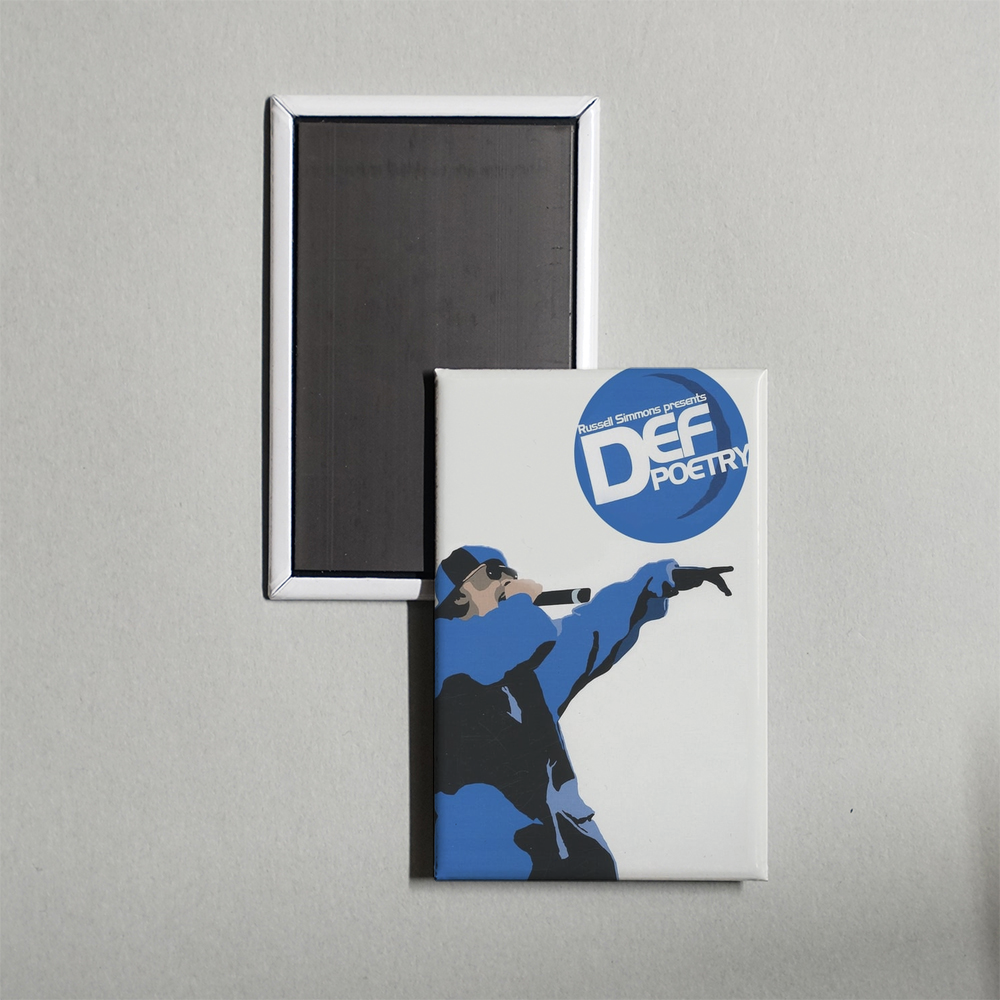 Def Poetry TV Show Fridge Magnet