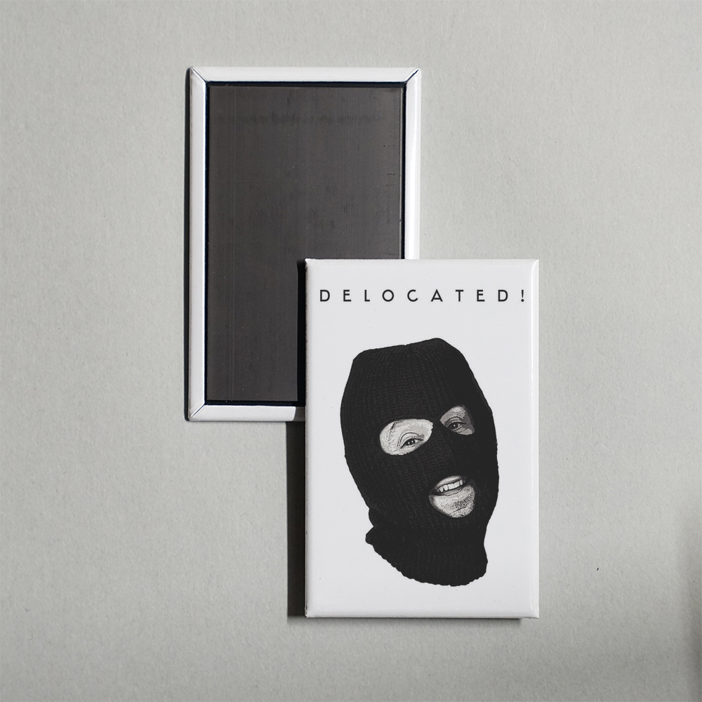 Delocated TV Show Fridge Magnet