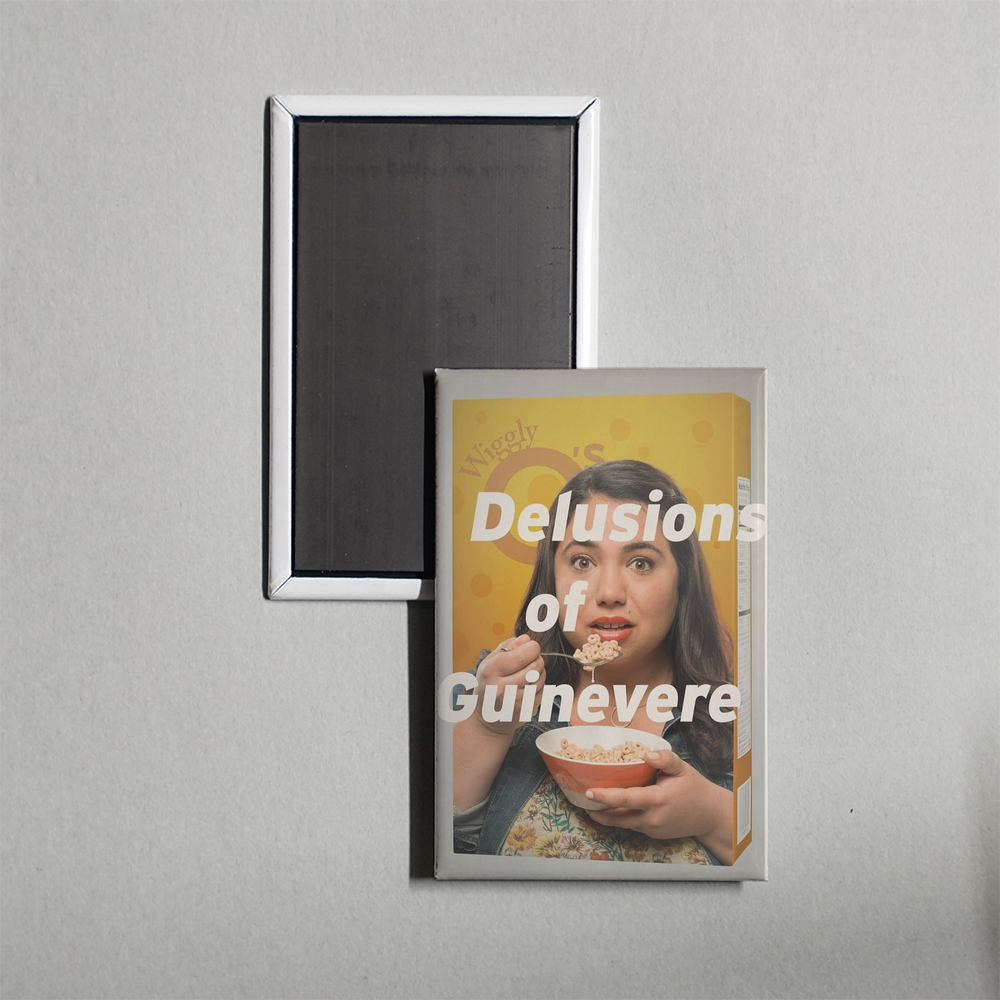 Delusions of Guinevere Mini Movie Fridge Magnet