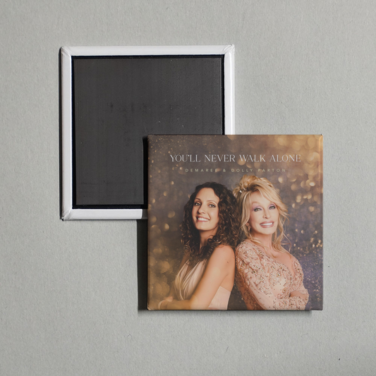 Demaree & Dolly Parton - You'll Never Walk Alone Album Cover Fridge Magnet