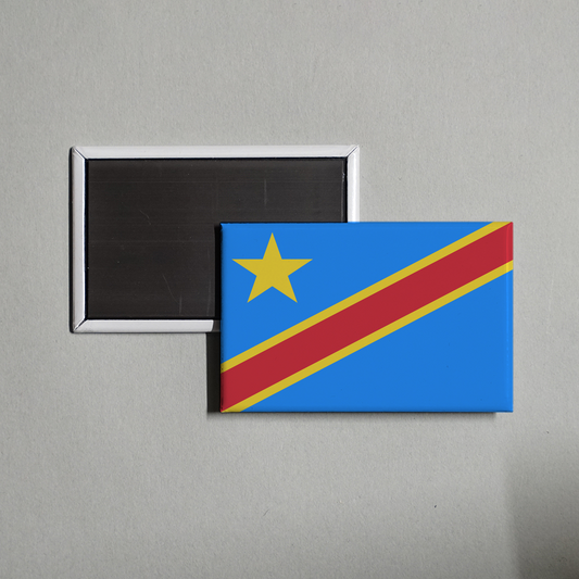 Democratic Republic of the Congo Flag Fridge Magnet