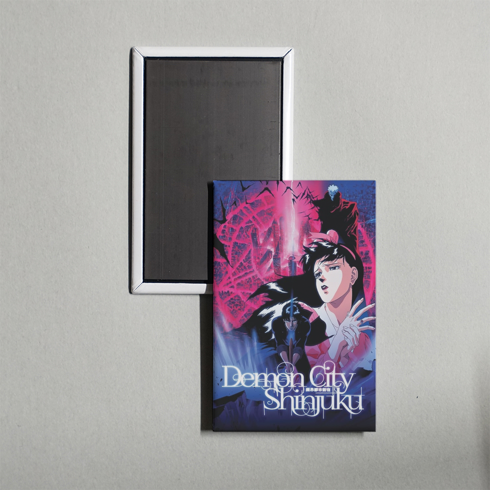 Demon City Shinjuku Mini Movie Fridge Magnet