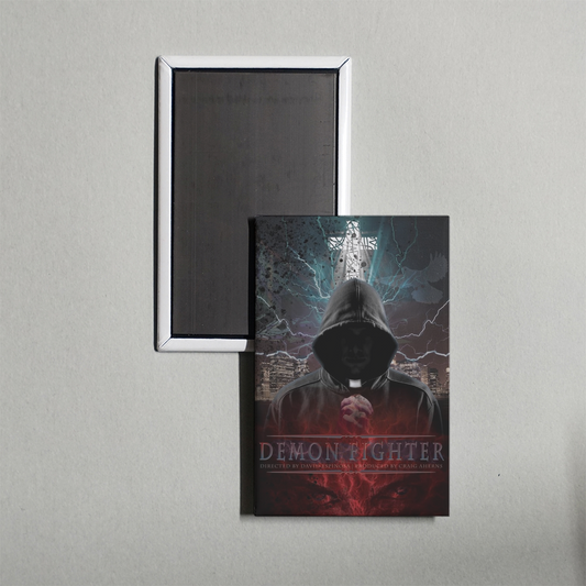 Demon Fighter Mini Movie Fridge Magnet