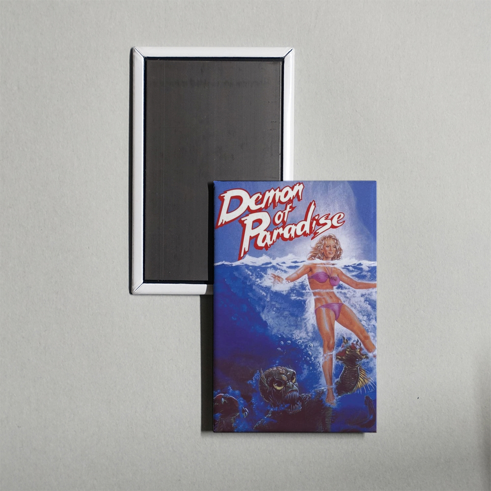 Demon of Paradise Mini Movie Fridge Magnet