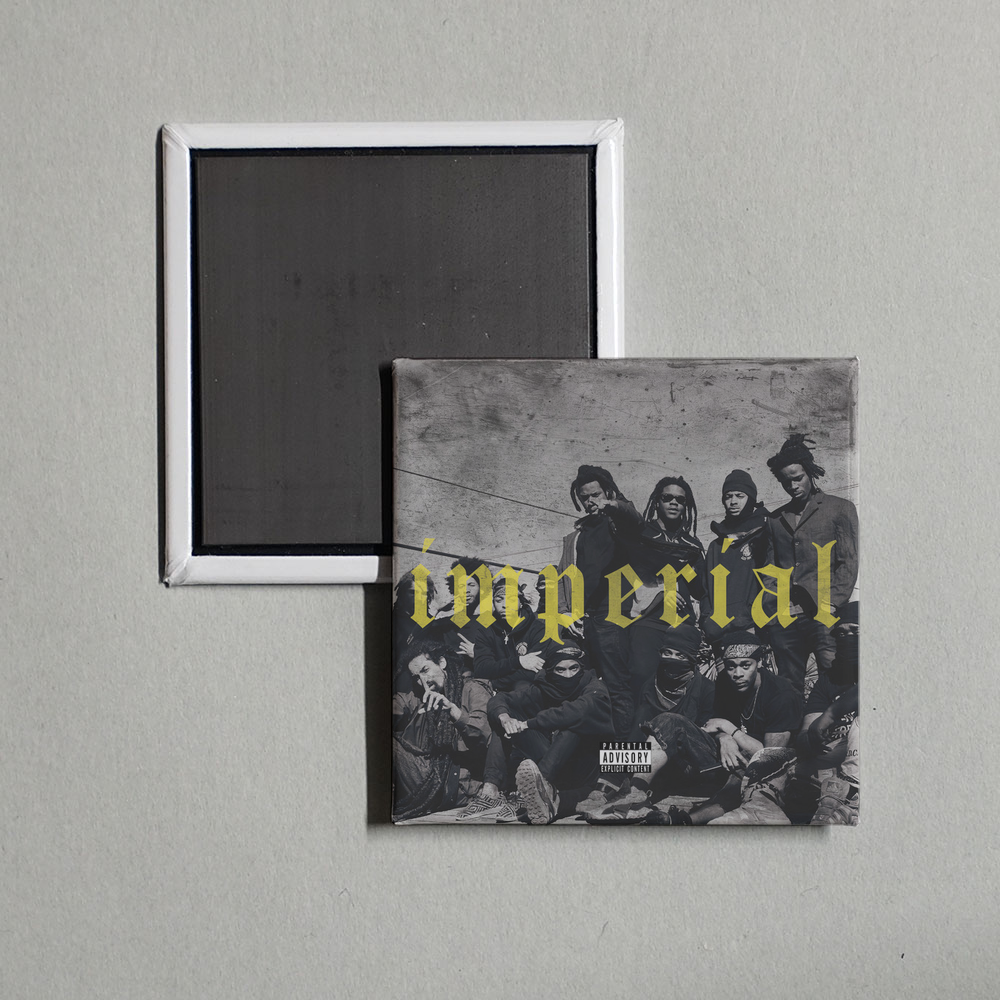 Denzel Curry - Imperial Album Cover Fridge Magnet