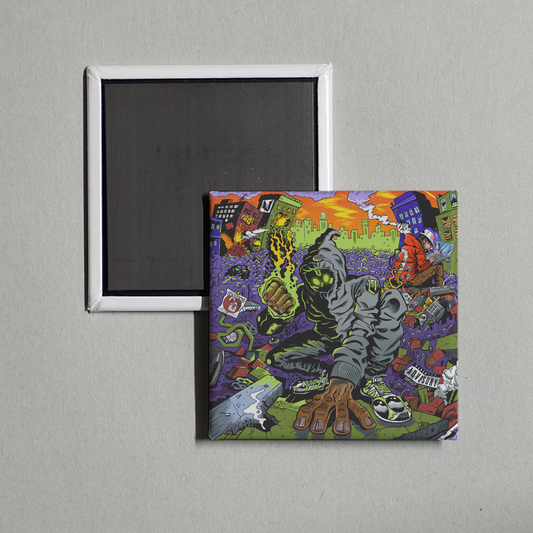 Denzel Curry - UNLOCKED Album Cover Fridge Magnet