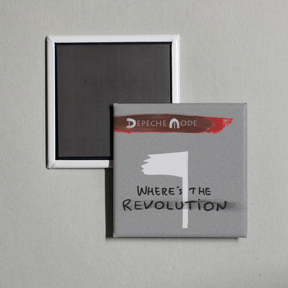 Depeche Mode - Where's the Revolution Album Cover Fridge Magnet