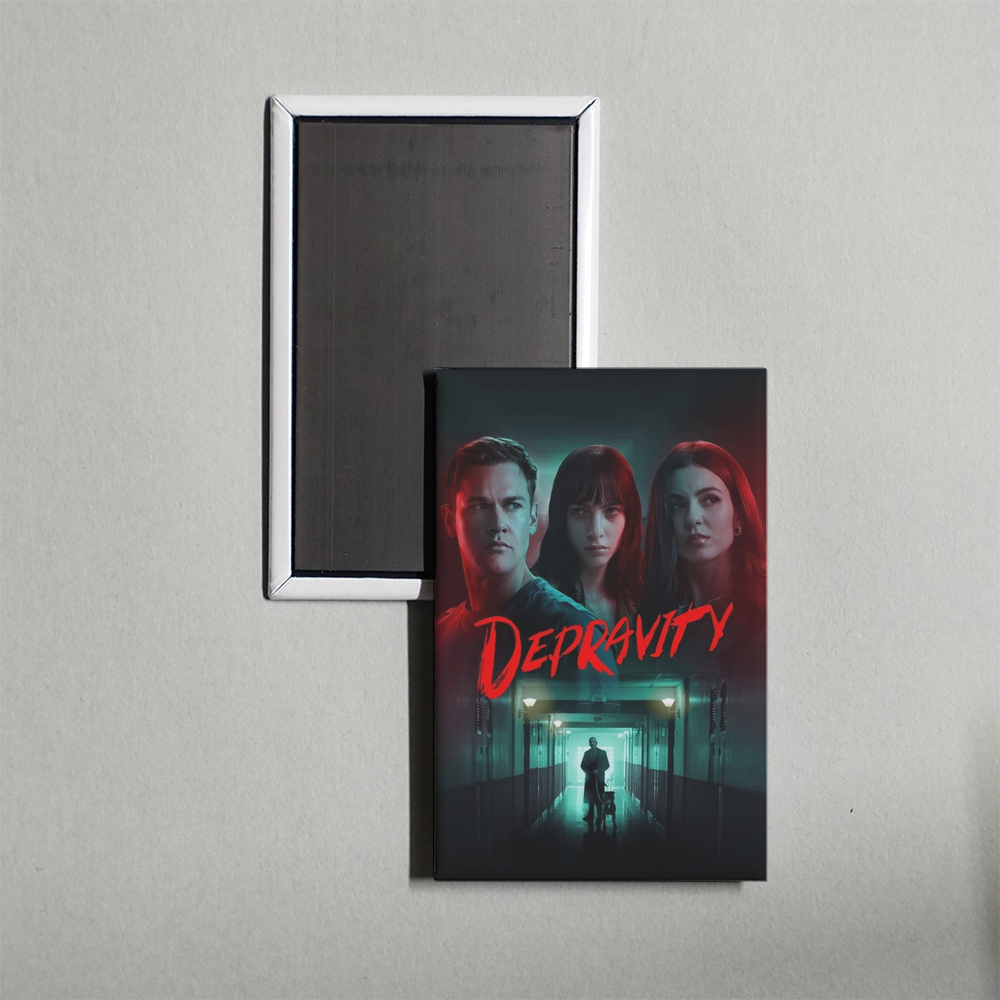 Depravity Mini Movie Fridge Magnet