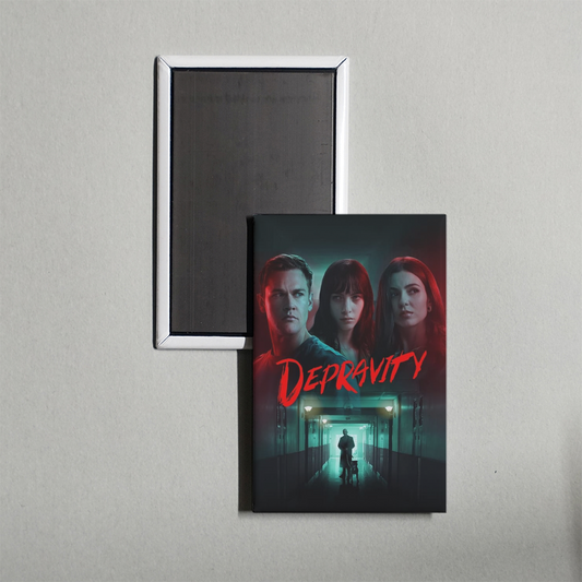 Depravity Mini Movie Fridge Magnet