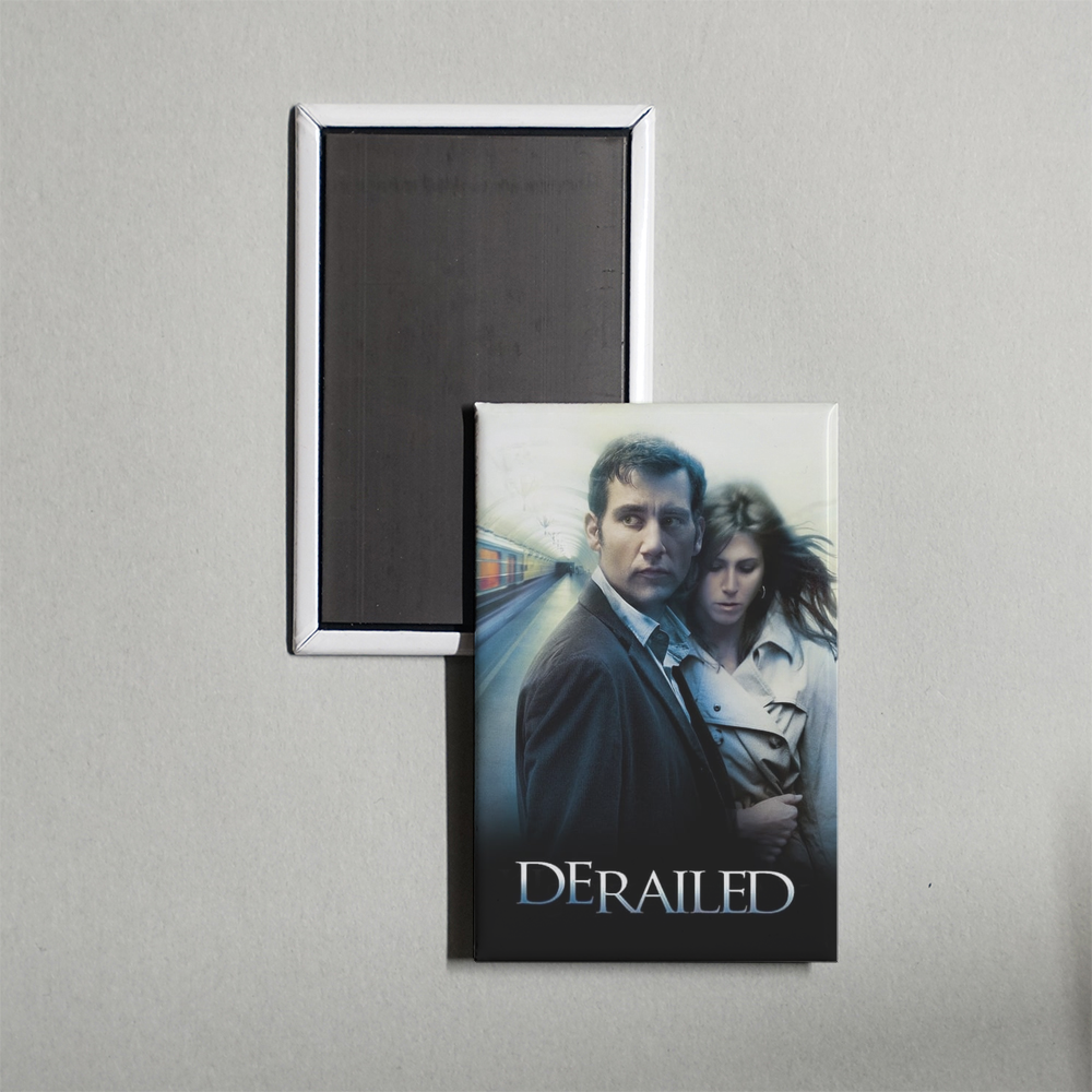 Derailed Mini Movie Fridge Magnet