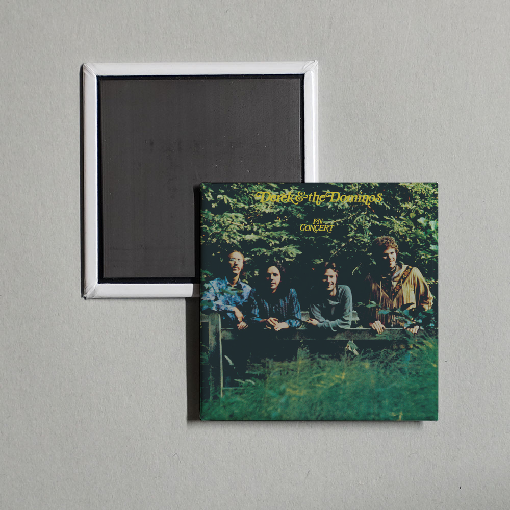 Derek & The Dominos - Derek & The Dominos In Concert (Live) Album Cover Fridge Magnet