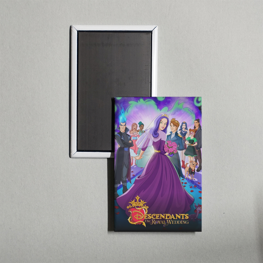 Descendants The Royal Wedding Mini Movie Fridge Magnet