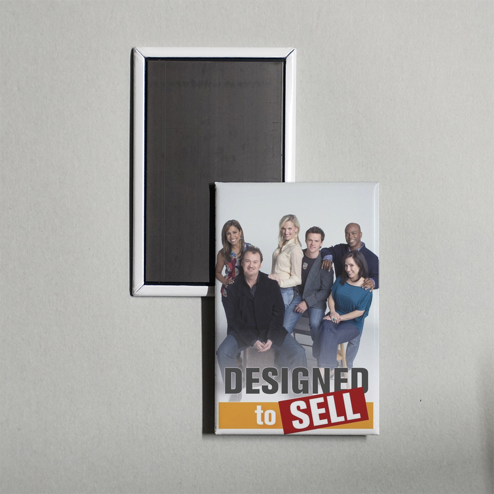 Designed to Sell TV Show Fridge Magnet