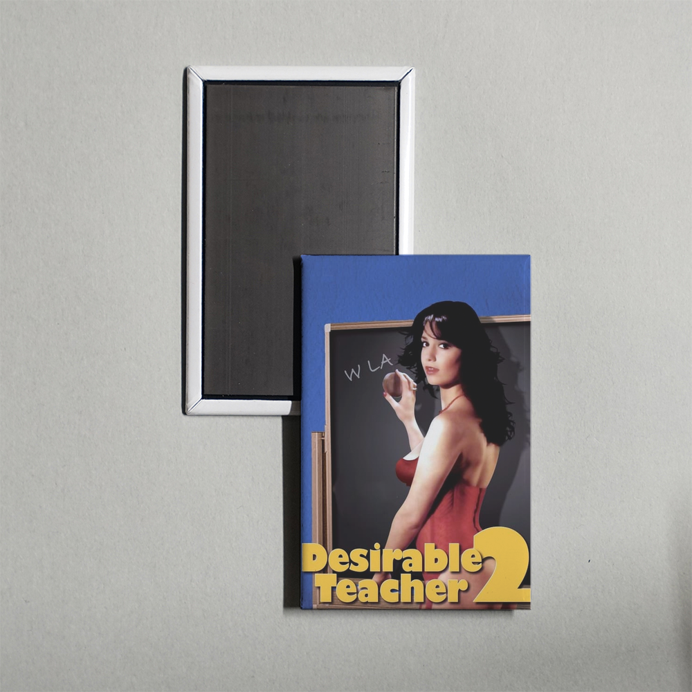 Desirable Teacher 2 Mini Movie Fridge Magnet