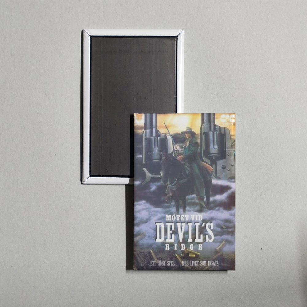 Desperado Avalanche at Devil's Ridge Mini Movie Fridge Magnet