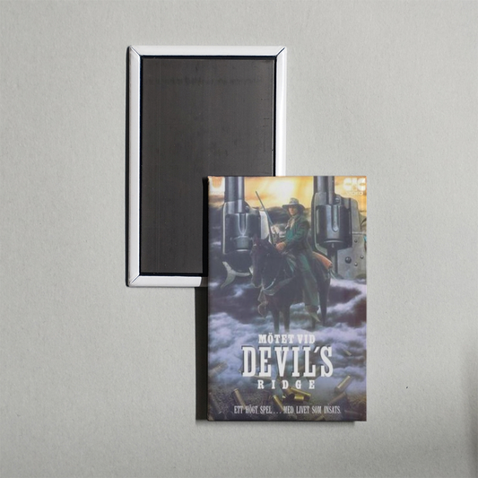 Desperado Avalanche at Devil's Ridge Mini Movie Fridge Magnet