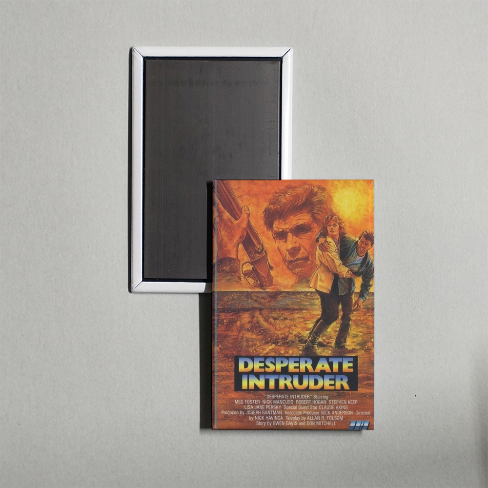 Desperate Intruder Mini Movie Fridge Magnet